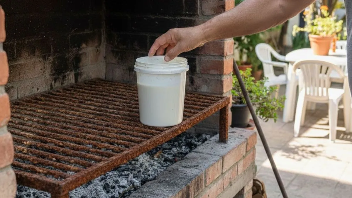 Herstel en reinig een verroeste barbecuegrill