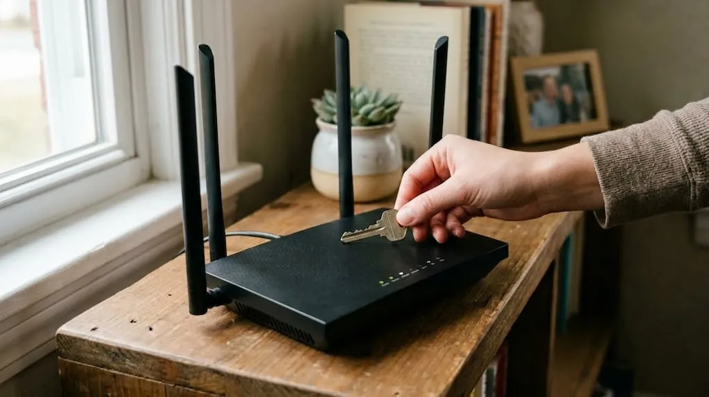 Verbeter je wifi-ontvangst met een simpele huistruc: een sleutel op je router